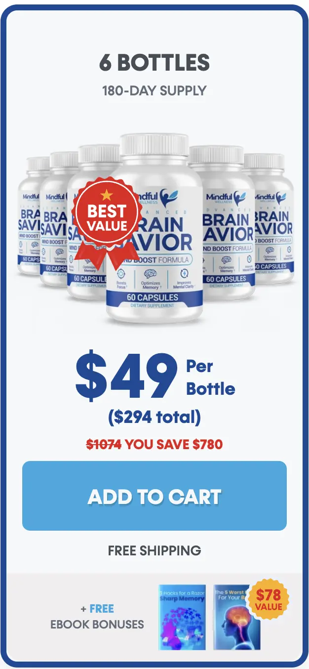 Brain Savior Buy Six Bottles