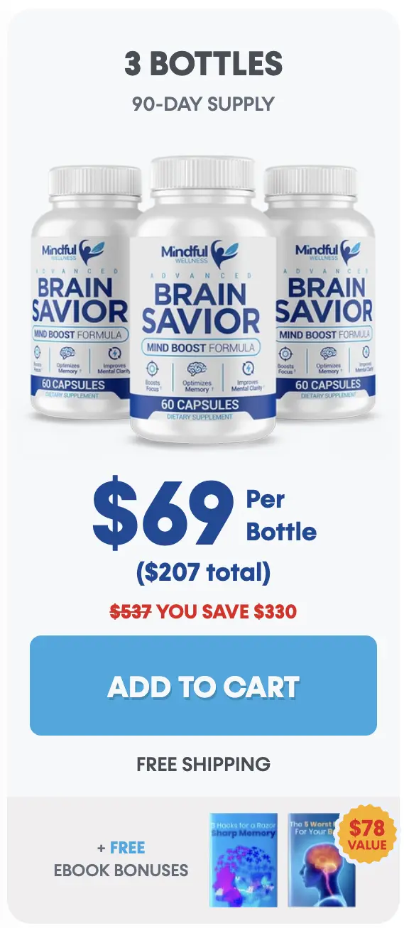 Brain Savior Buy Three Bottles